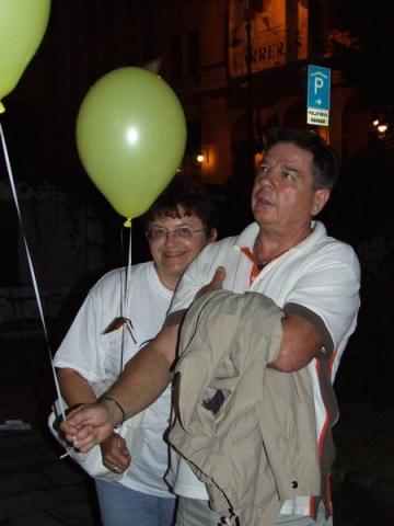 A 18. origami találkozó fő attrakciója - Hajtogatás a főtéren